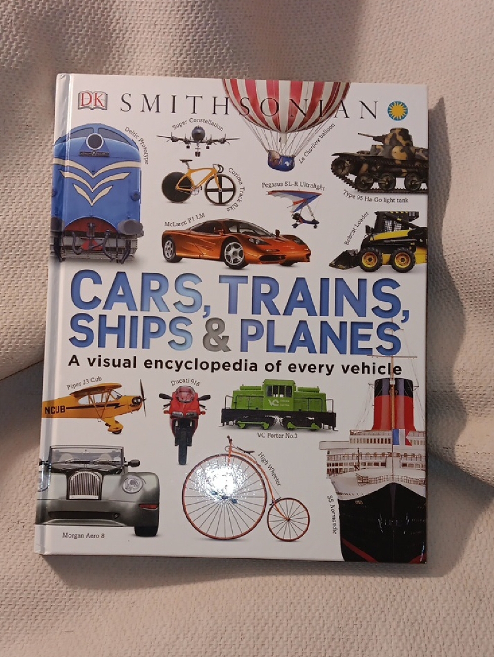 Cars trains ships  planes Book Visual Encyclopedia